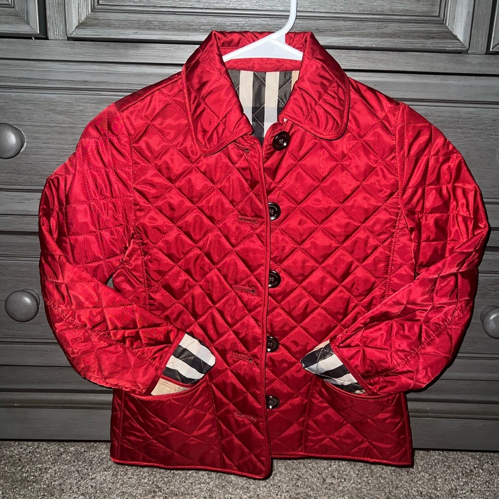 Kids Quilted Burberry Jackert